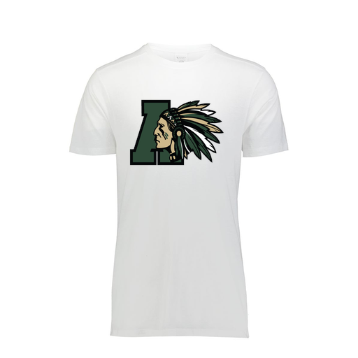 [FTSCUBWH-AS-LOGO2] Decker Men's Tri-Blend T-Shirt - Short Sleeve (Adult S, White, Logo 2)