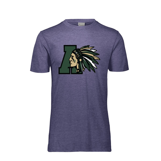 [FTSCUBRY-AS-LOGO2] Decker Men's Tri-Blend T-Shirt - Short Sleeve (Adult S, Royal, Logo 2)