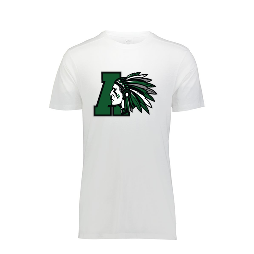 [FTSCUBWH-YS-LOGO1] Decker Youth Tri-Blend T-Shirt - Short Sleeve (Youth S, White, Logo 1)