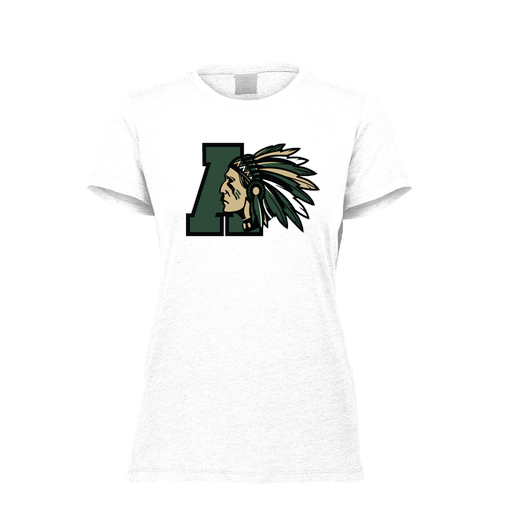 [FTSCUBWH-FAXS-LOGO2] Decker Women's Tri-Blend T-Shirt - Short Sleeve (Female Adult XS, White, Logo 2)