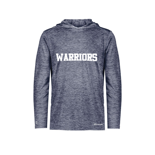 [FOLHCGNV-AS-LOGO3] Decker Men's Charge Hoodie (Adult S, Navy, Logo 3)