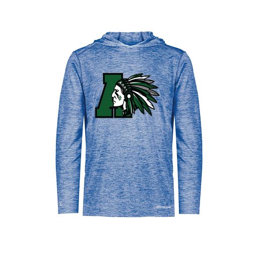 [FOLHCGRY-AS-LOGO1] Decker Men's Charge Hoodie (Adult S, Royal, Logo 1)