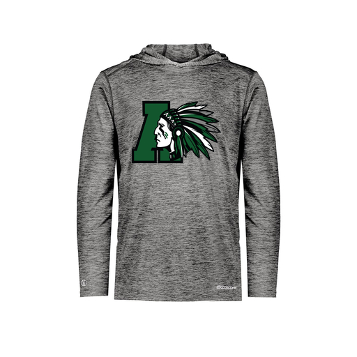 [FOLHCGBK-YS-LOGO1] Decker Youth Charge Hoodie (Youth S, Black, Logo 1)