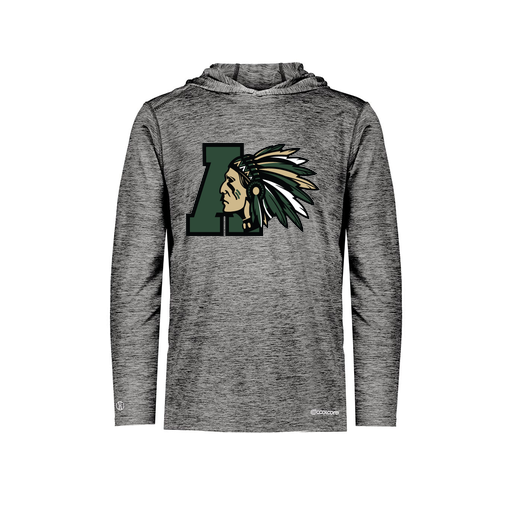 [FOLHCGBK-YS-LOGO2] Decker Youth Charge Hoodie (Youth S, Black, Logo 2)