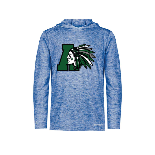 [FOLHCGRY-YS-LOGO1] Decker Youth Charge Hoodie (Youth S, Royal, Logo 1)