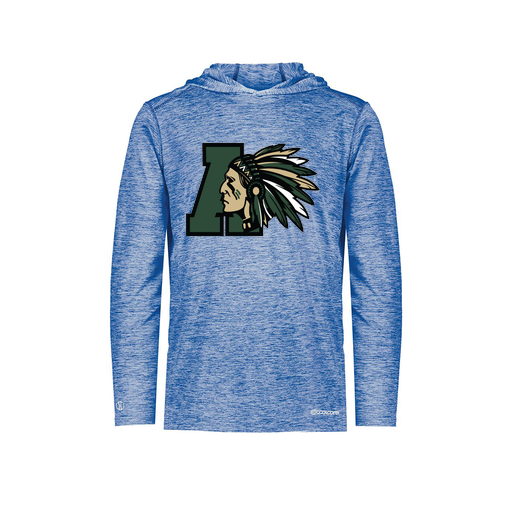 [FOLHCGRY-YS-LOGO2] Decker Youth Charge Hoodie (Youth S, Royal, Logo 2)