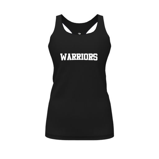 [CUS-DFW-RCBK-PER-BLK-FYS-LOGO3] Racerback Tank Top (Female Youth S, Black, Logo 3)