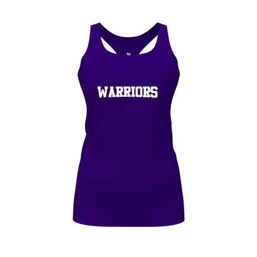 [CUS-DFW-RCBK-PER-PUR-FYS-LOGO3] Racerback Tank Top (Female Youth S, Purple, Logo 3)