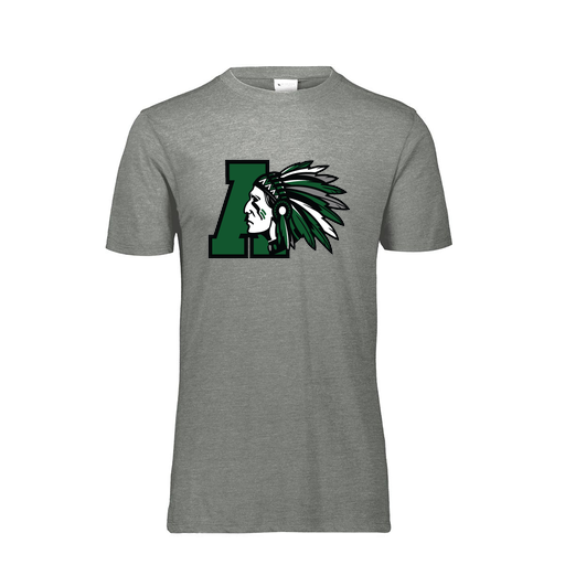 [FTSCUBGY-YS-LOGO1] Decker Youth Tri-Blend T-Shirt - Short Sleeve (Youth S, Gray, Logo 1)