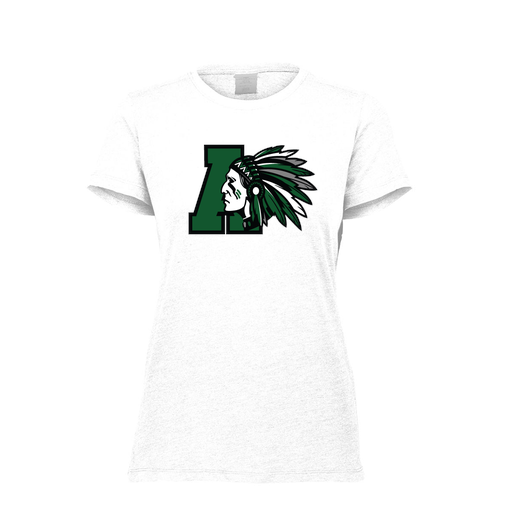 [FTSCUBWH-FAXS-LOGO1] Decker Women's Tri-Blend T-Shirt - Short Sleeve (Female Adult XS, White, Logo 1)