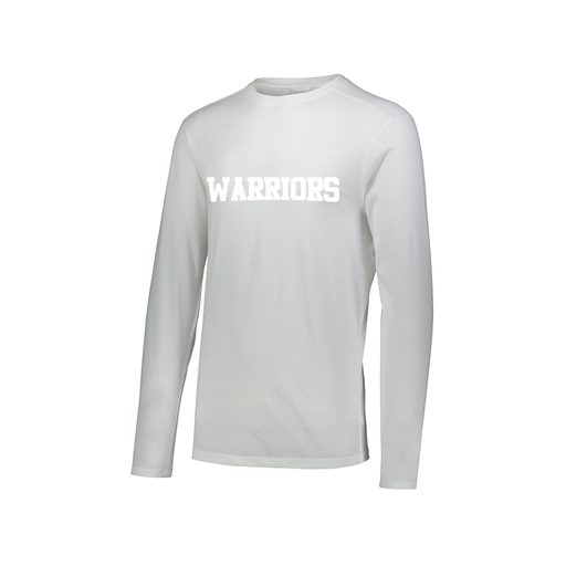 [FTLCUBWH-AXS-LOGO3] Decker Men's Tri-Blend T-Shirt - Long Sleeve (Adult XS, White, Logo 3)