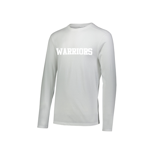 [FTLCUBWH-YS-LOGO3] Decker Youth Tri-Blend T-Shirt - Long Sleeve (Youth S, White, Logo 3)
